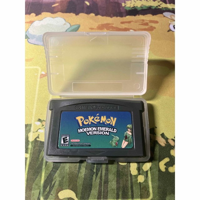 Pokemon emerald 萌えもん 海外版ソフト