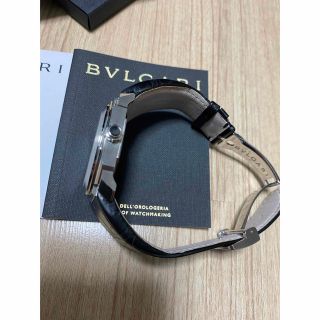 ほぼ未使用　ブルガリ　BVLGARI オクト　BG041S  革ベルト新品付き