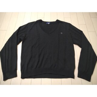 八千代松陰高校 男子 スクール セーター 黒色 Lサイズ(ニット/セーター)
