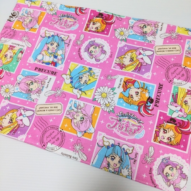 【7】ランチョンマット♥ひろがるスカイプリキュア ハンドメイドのキッズ/ベビー(外出用品)の商品写真