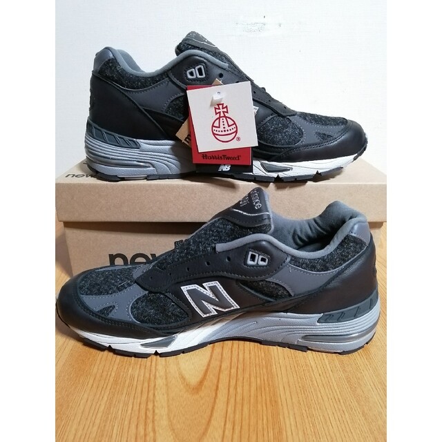 New Balance(ニューバランス)の新品未使用 us9.5 27.5cm ニューバランス M991DJ ブラック メンズの靴/シューズ(スニーカー)の商品写真