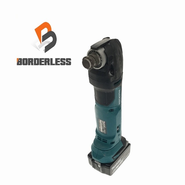 Makita(マキタ)の☆中古品☆ makita マキタ 18V 充電式 マルチツール TM51D 本体＋バッテリー1個(18V 6.0AH)付 内装 コードレス カットソー 68426 自動車/バイクのバイク(工具)の商品写真