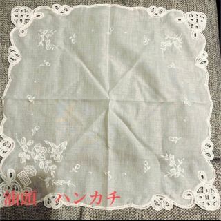 スワトウ　刺繍ハンカチ(ハンカチ)