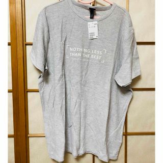 エイチアンドエム(H&M)のメンズ　大きい服 エイチアンドエム　H&Mトップス　半袖Tシャツ　XL 新品(Tシャツ/カットソー(半袖/袖なし))