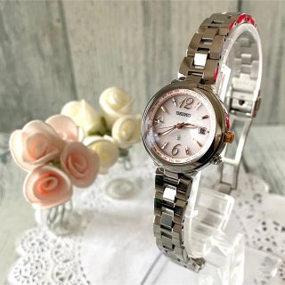動作OK】SEIKO ルキア 腕時計 1B25-0AL0 電波ソーラー-