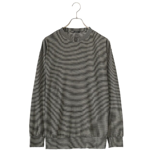 Comoli サマーウール長袖クルー border size3 23ss | tspea.org