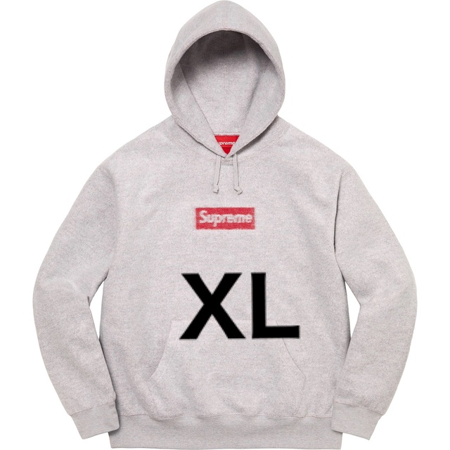 XL Inside Out Box Logo Hooded Sweatshirt
