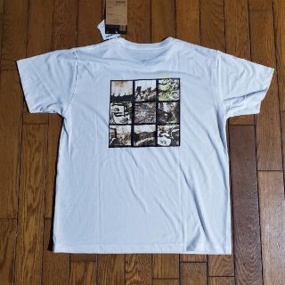 ザノースフェイス(THE NORTH FACE)のザノースフェイス◎ベースキャンププリントTシャツホワイト◎レディースL(Tシャツ(半袖/袖なし))