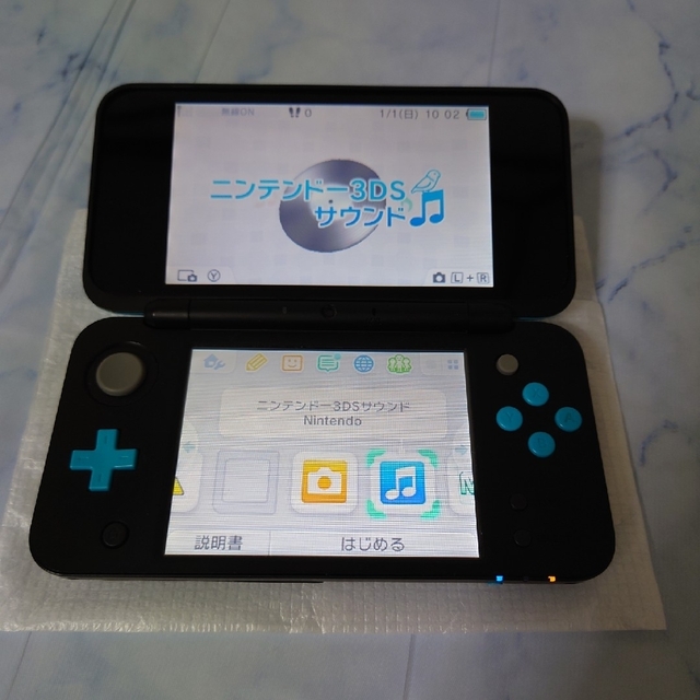 Newニンテンドー2DS LL ブラック×ターコイズ