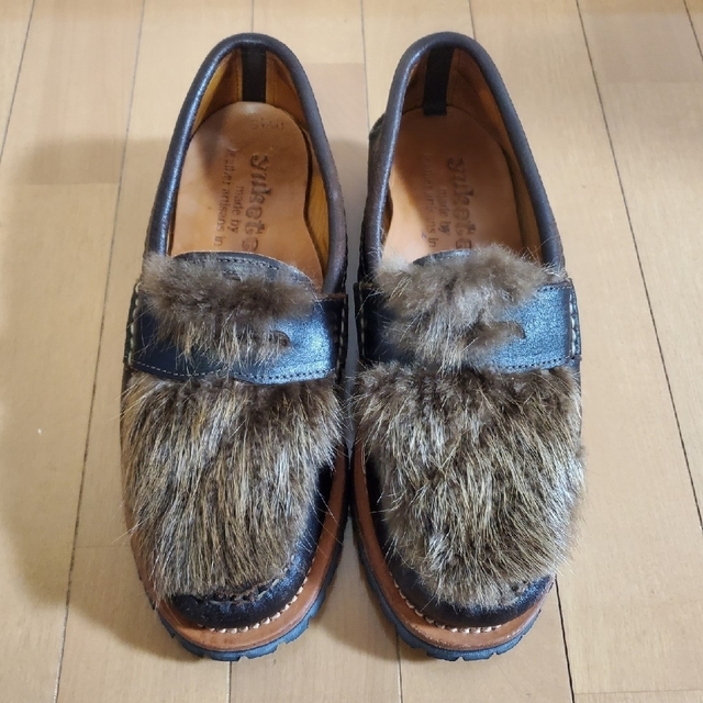 Paraboot(パラブーツ)の【今だけ特価】ユケテン　モカシンローファー　ビーバーヘアー　パラブーツ　27cm メンズの靴/シューズ(ドレス/ビジネス)の商品写真