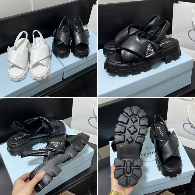 ◈激レア◈ レディース PRADA サンダル H0365 開店記念セール! 30