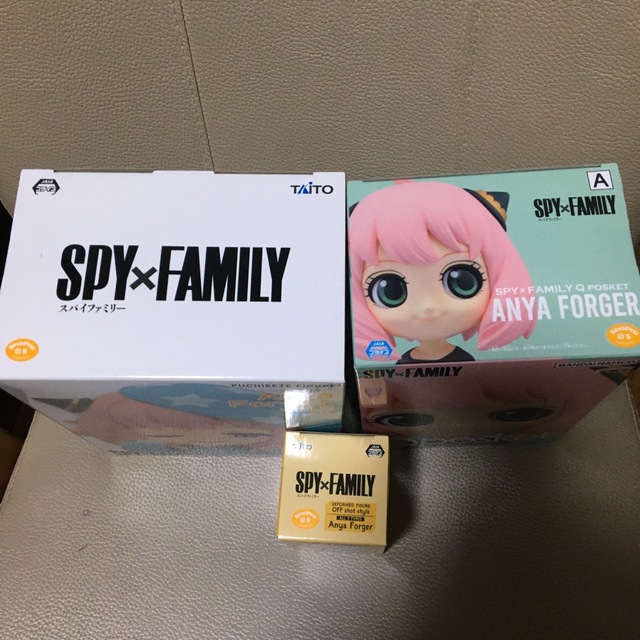 SPY×FAMILY フィギュア アーニャ 3点セット エンタメ/ホビーのフィギュア(アニメ/ゲーム)の商品写真