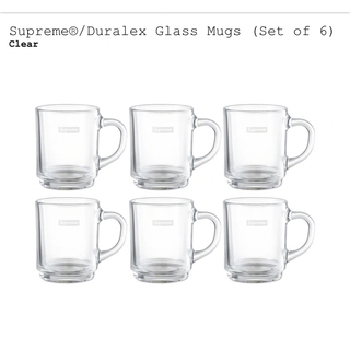 シュプリーム(Supreme)のSupreme Duralex Glass  Mugs（Set of 6）(グラス/カップ)