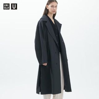 2020S/S UNIQLO U オーバーサイズトレンチ　黒　M