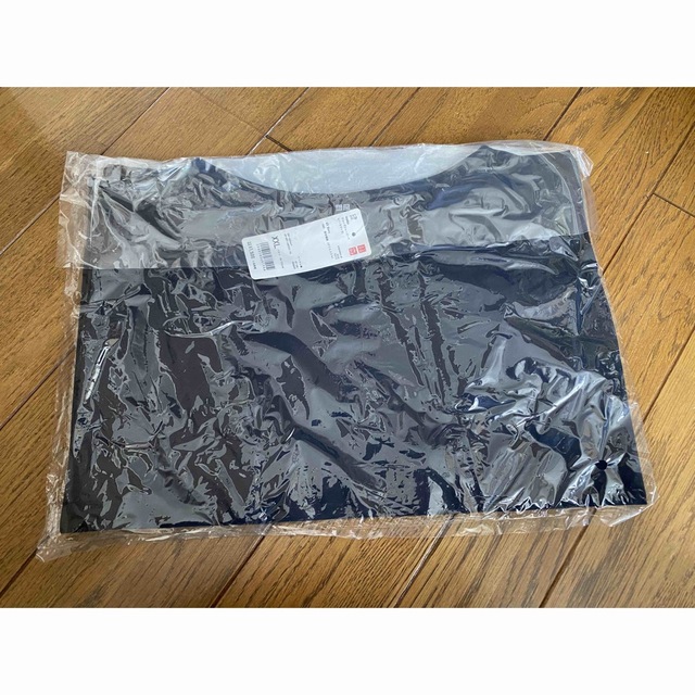 UNIQLO(ユニクロ)のUNIQLO☆クレープジャージーT ネイビー XXL レディースのトップス(Tシャツ(半袖/袖なし))の商品写真