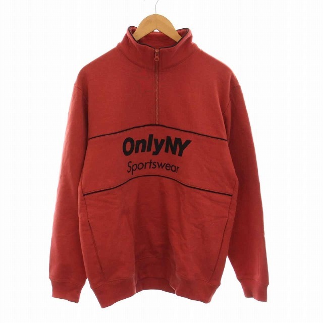 Only NY SPORTSWEAR QUTER ZIP スウェット M 赤