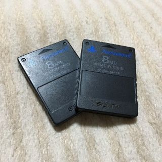 プレイステーション2(PlayStation2)のプレイステーション2　メモリーカード(家庭用ゲーム機本体)