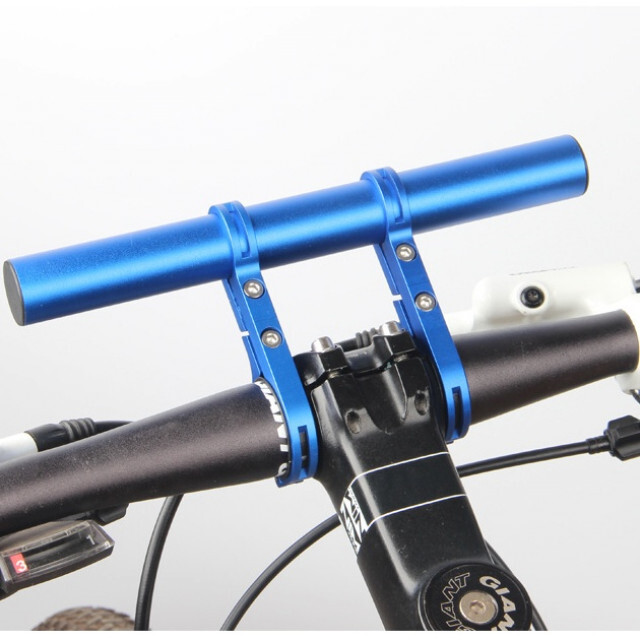 ダブルタイプ ブラック ロードバイク 拡張ブラケット ハンドルバー スポーツ/アウトドアの自転車(パーツ)の商品写真