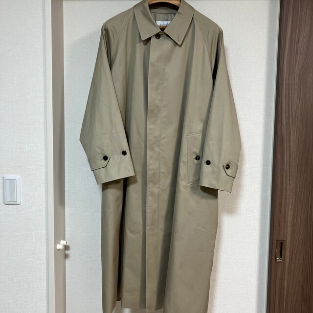 COMOLI - ciota スビンコットンギャバジン バルマカンコート 21aw 5