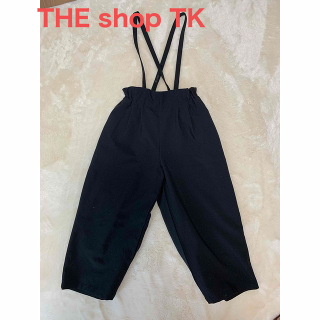 THE SHOP TK(ザショップティーケー)の美品　THE SHOP TK(Kids) サスペンダー付きパンツ  キッズ/ベビー/マタニティのキッズ服女の子用(90cm~)(パンツ/スパッツ)の商品写真