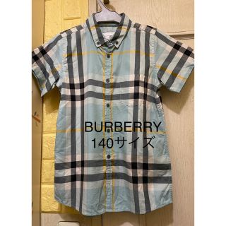 バーバリー(BURBERRY)の【美品】BURBERRY CHILDREN 半袖シャツ140サイズ　ノバチェック(ブラウス)