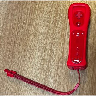 ウィー(Wii)のWiiリモコン　レッド(その他)