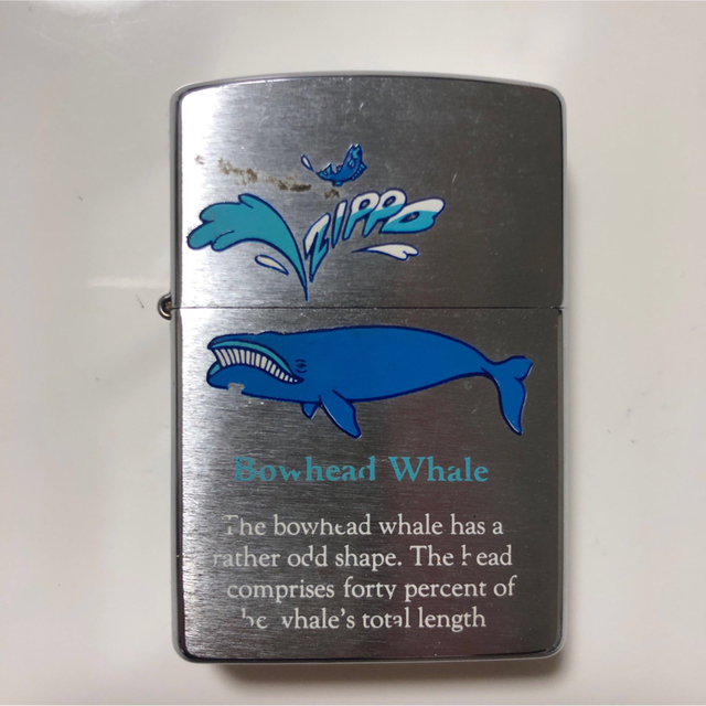 ZIPPO Bowhead Whaleクジラ  1997年式　ヴィンテージジッポ