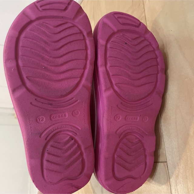 crocs レインブーツ キッズ/ベビー/マタニティのキッズ靴/シューズ(15cm~)(長靴/レインシューズ)の商品写真