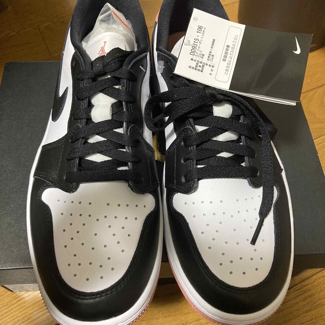 未使用 Nike Air Jordan1 Low Golf Rust Pink