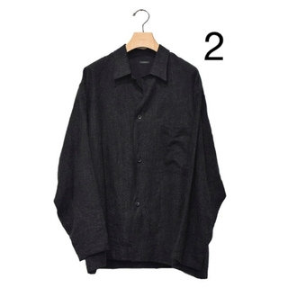 コモリ(COMOLI)のCOMOLI コモリ リネンドット シャツジャケット サイズ2(シャツ)