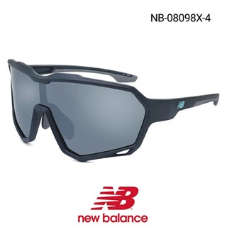 New Balance - 【新品】ニューバランス　偏光スポーツサングラス　1枚レンズ シールド型　8X-4