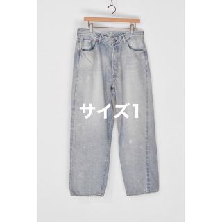 コモリ(COMOLI)の23ss comoli ブリーチデニム　1 (デニム/ジーンズ)