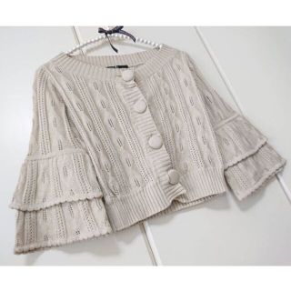 セシルマクビー(CECIL McBEE)の000122 新品未使用　CECIL McBEE セシルの春カーディガン(カーディガン)