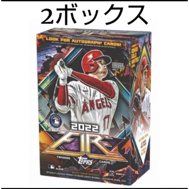 MLB(メジャーリーグベースボール)の2022 Topps Fire Baseball Blaster Box エンタメ/ホビーのトレーディングカード(Box/デッキ/パック)の商品写真