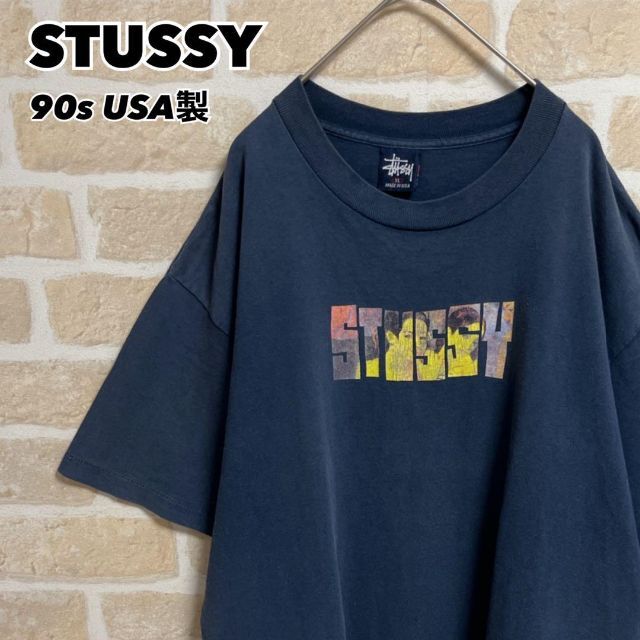 stussy ステューシー 90s 紺タグ スウェット 発音記号 レアデザイン ...