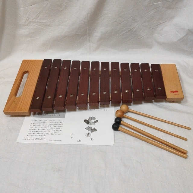 リズムポコ 木琴 キッズ/ベビー/マタニティのおもちゃ(楽器のおもちゃ)の商品写真