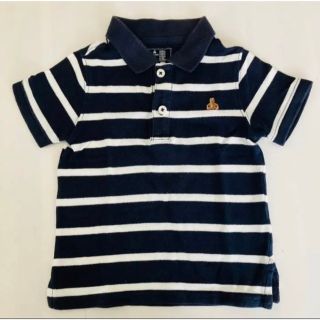 ベビーギャップ(babyGAP)のbabyGAP ボーダー ポロシャツ 95(Tシャツ/カットソー)