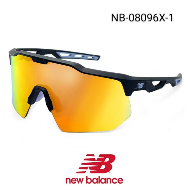 New Balance(ニューバランス)の★【新品】ニューバランス　スポーツサングラス　1枚レンズ シールド型　6X-1 スポーツ/アウトドアの野球(その他)の商品写真