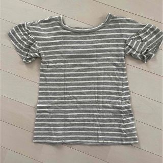 ベビーギャップ(babyGAP)のグレーボーダーTシャツ(Tシャツ/カットソー)