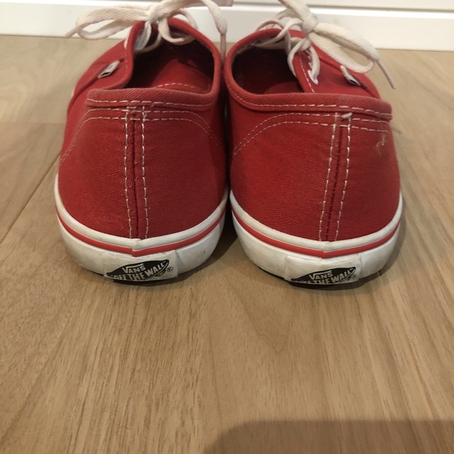 VANS 赤　39 24.5センチ 1