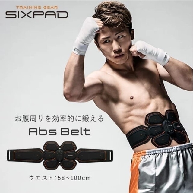 暖色系 【未使用】MTG SIXPAD Abs Belt S/M/L アブズベルト