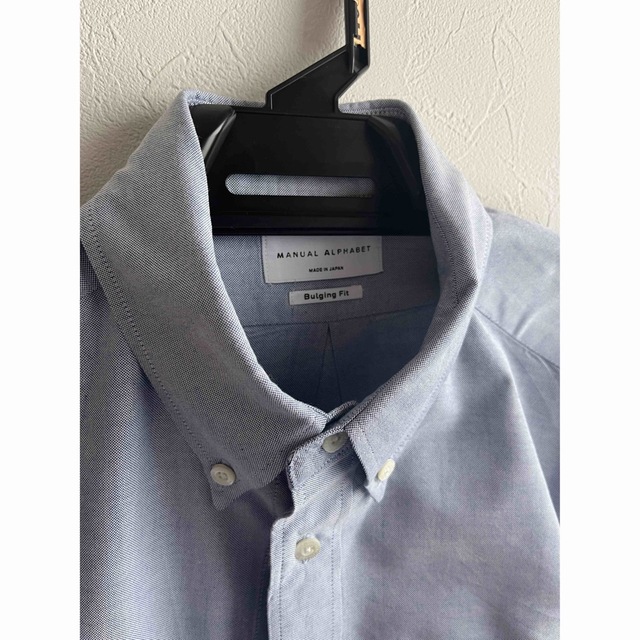 MANUAL ALPHABET(マニュアルアルファベット)のマニュアルアルファベット ボタンダウンシャツ ManualAlphabet メンズのトップス(シャツ)の商品写真