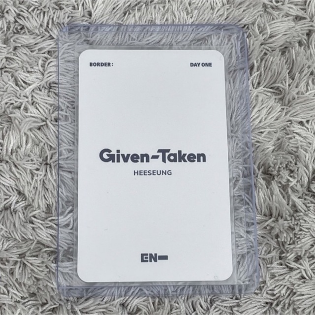 好評継続中！ 大幅値下げ enhypen ヒスン 公開放送 トレカ given taken