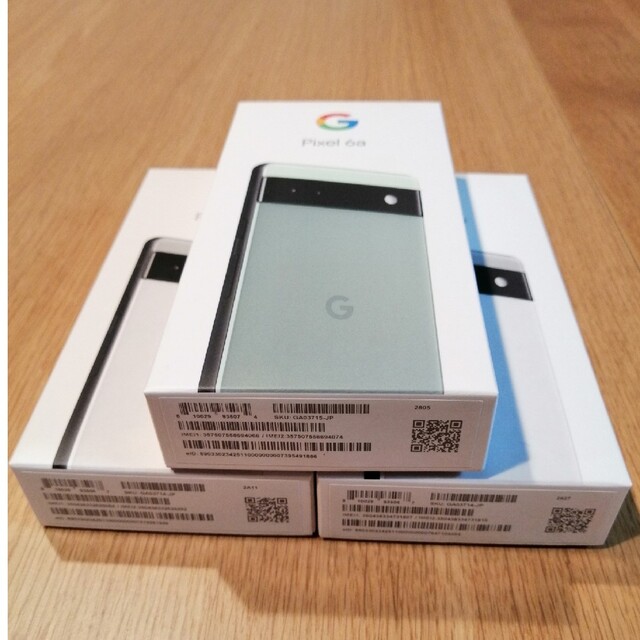 Google Pixel 6a 新品未使用品 3台 1