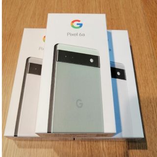 グーグルピクセル(Google Pixel)のGoogle Pixel 6a 新品未使用品 3台(スマートフォン本体)