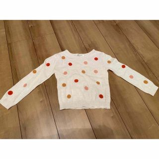 エイチアンドエム(H&M)のドット柄ニット❤️🧡💗子供服👧🏻🌼(ワンピース)