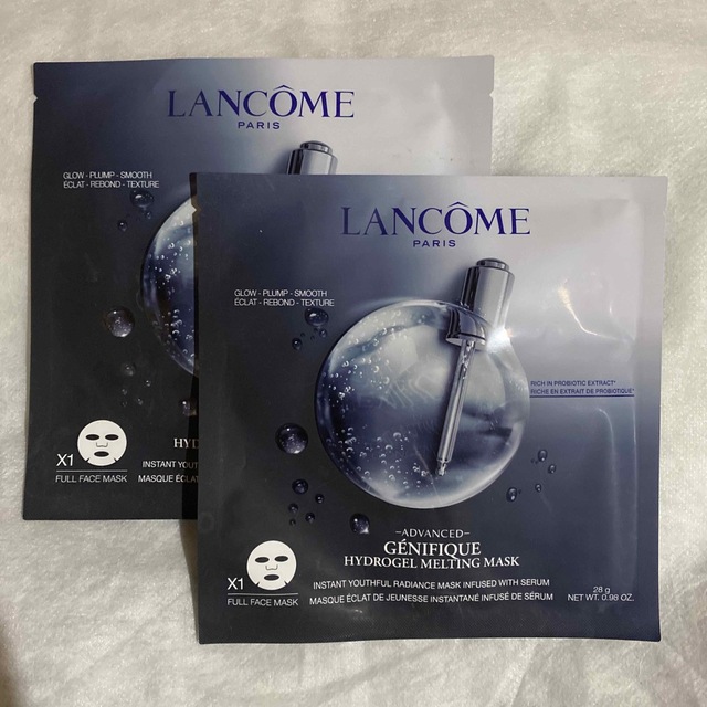 LANCOME(ランコム)の★LANCOME★ジェニフィックアドバンストハイドロジェルメルティングマスク×2 コスメ/美容のスキンケア/基礎化粧品(パック/フェイスマスク)の商品写真