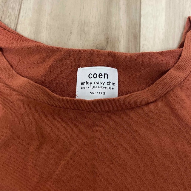 coen(コーエン)のコーエン　トップス レディースのトップス(Tシャツ(半袖/袖なし))の商品写真