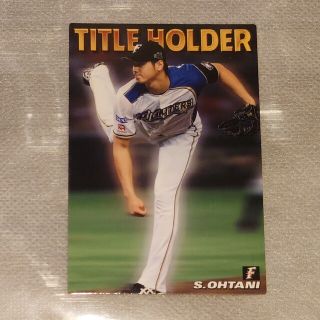 ホッカイドウニホンハムファイターズ(北海道日本ハムファイターズ)の【コレクタブルカード】TITLE HOLDER 大谷翔平(シングルカード)