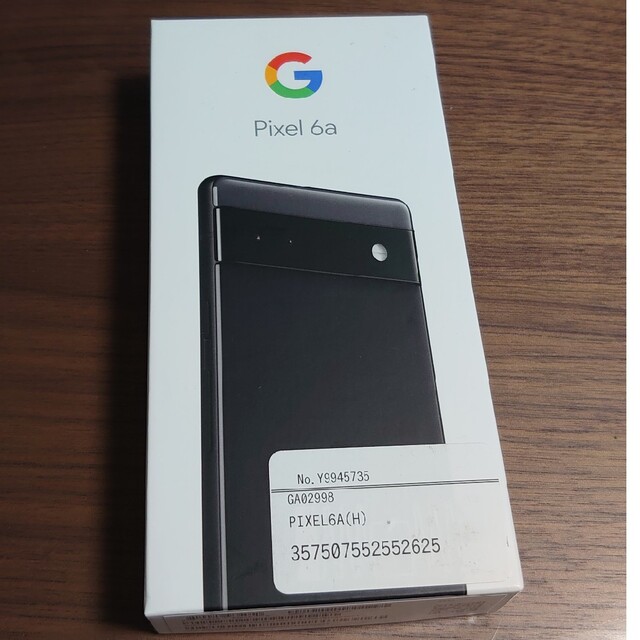 スマートフォン本体 【新品未使用】Google Pixel 6a Charcoal 128 GB